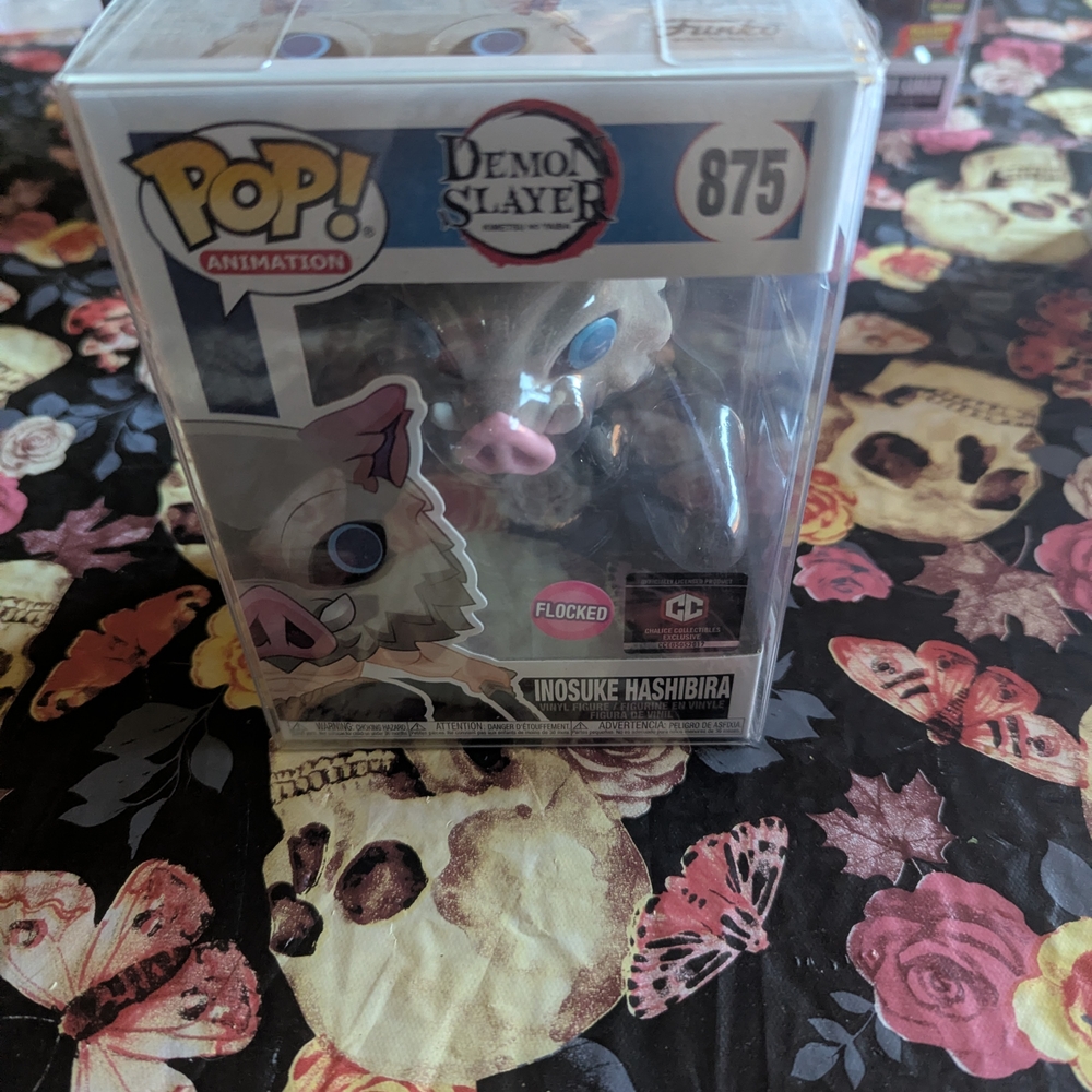 Funko Pop Inosuke Hashibira Flocked
